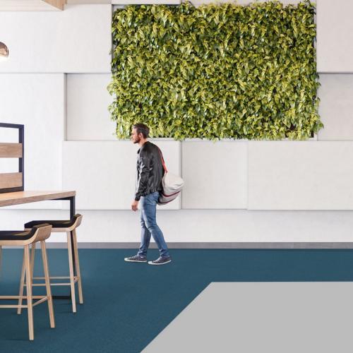 Ковровая плитка Forbo Tessera Basis Pro 4356 Mid Blue